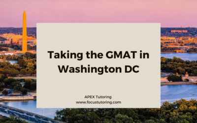 Taking the GMAT in Washington DC