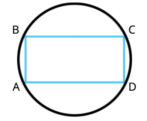 rectangle in circle, gmat geometry