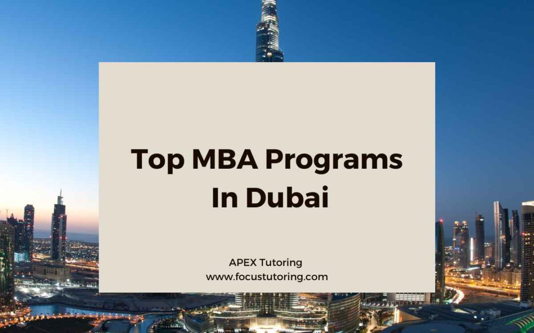 Top MBA Programs In Dubai