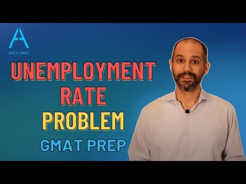 GMAT Percentage Problem – Unemployment Rate – Multiple Solution Paths