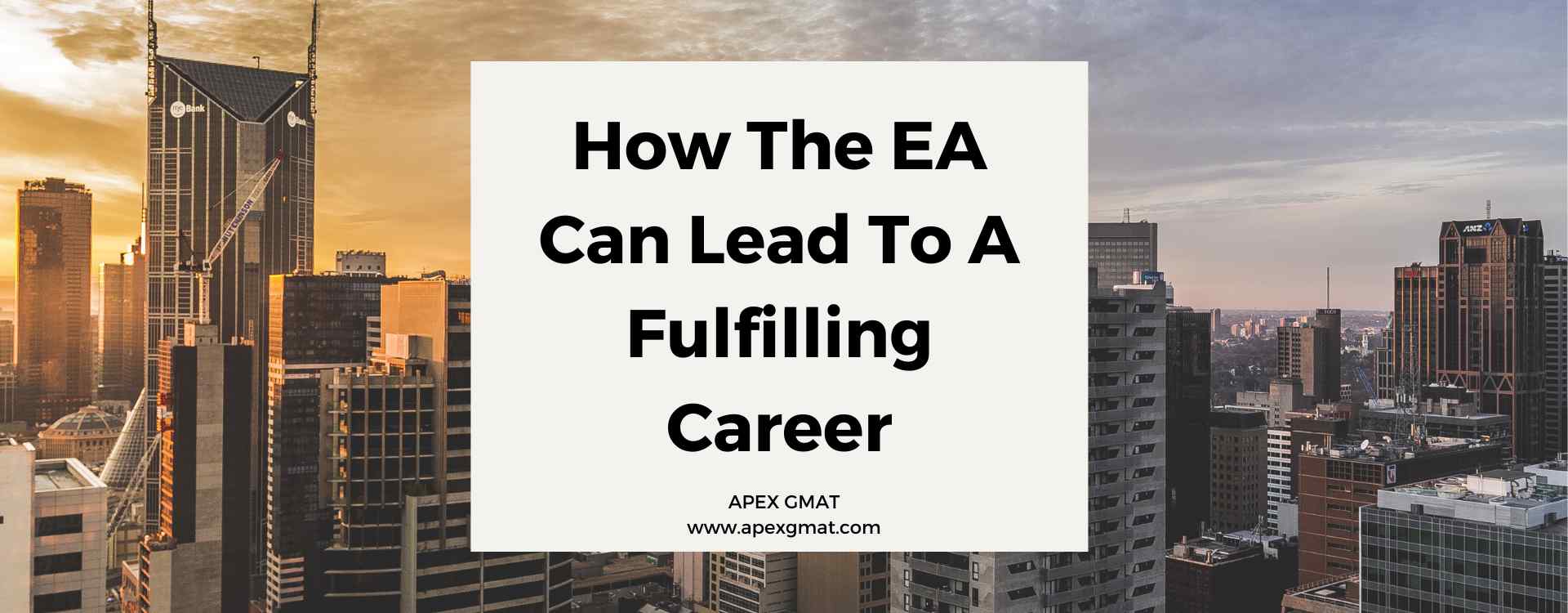 How The EA Can Lead To A Fulfilling Career