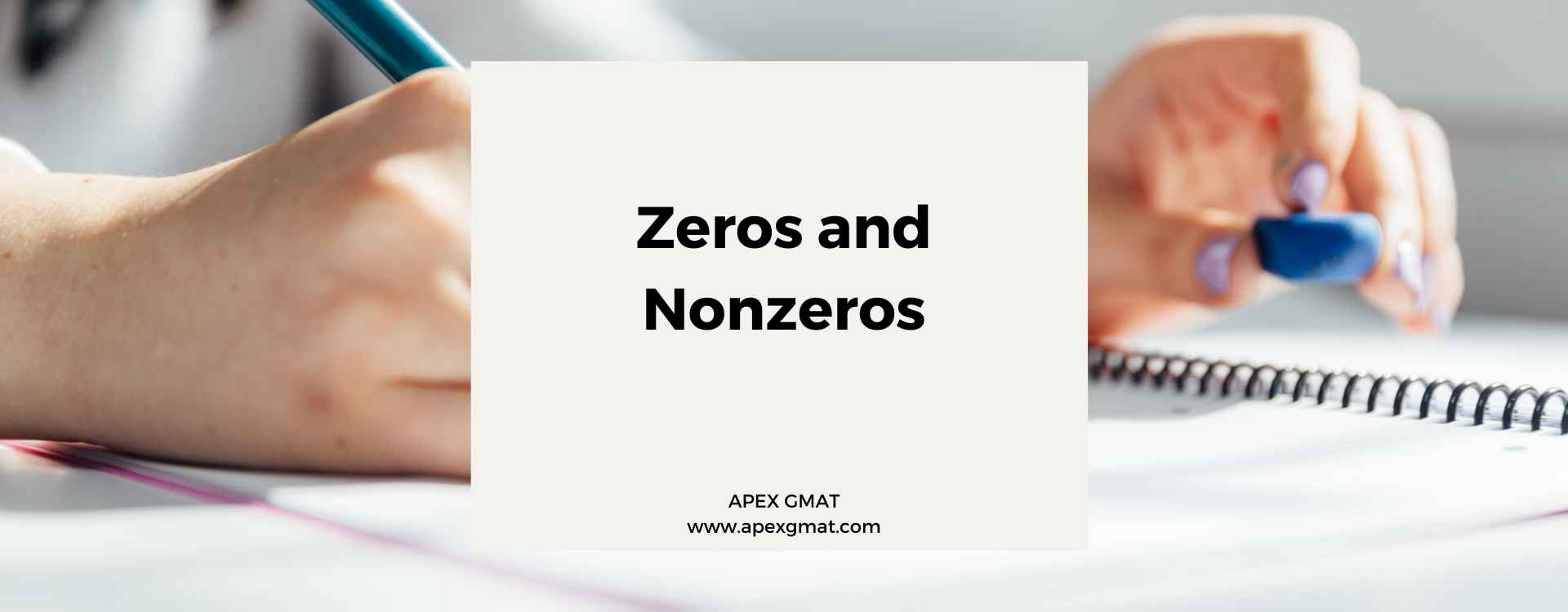 Zeros and Nonzeros