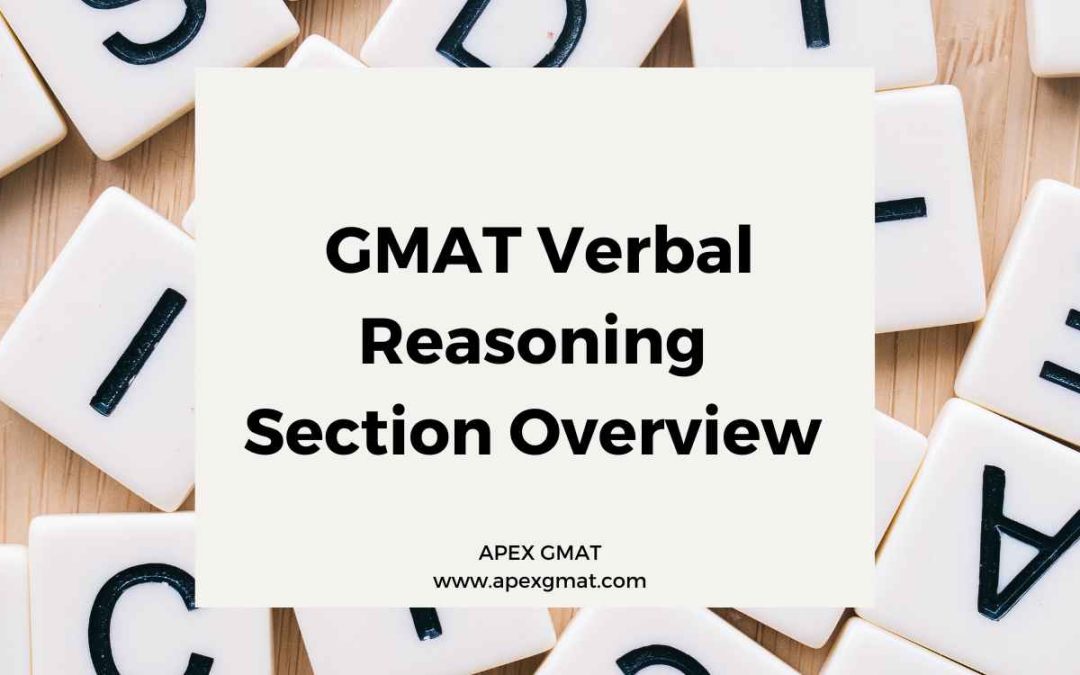 GMAT Verbal Reasoning Section Overview