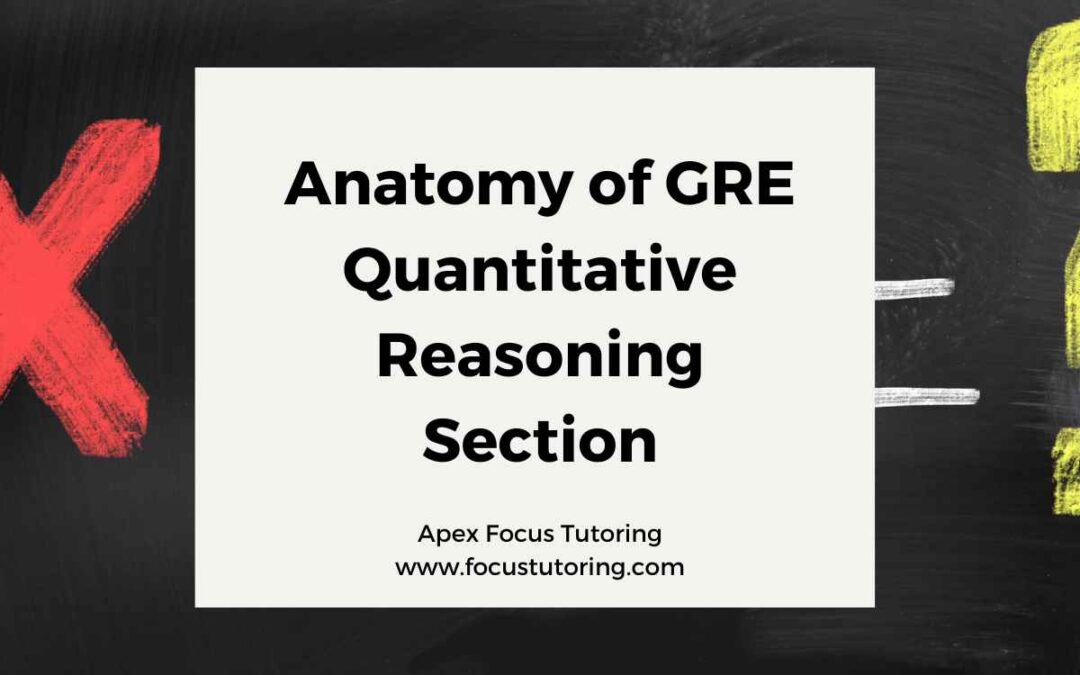 Anatomy of GRE Quantitative Reasoning Section