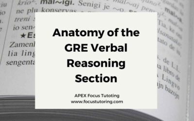 Anatomy of GRE Verbal Reasoning Section