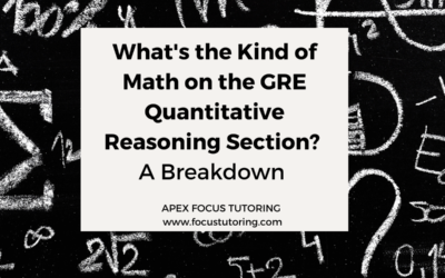 What’s the Kind of Math on the GRE Quantitative Reasoning Section? A Breakdown